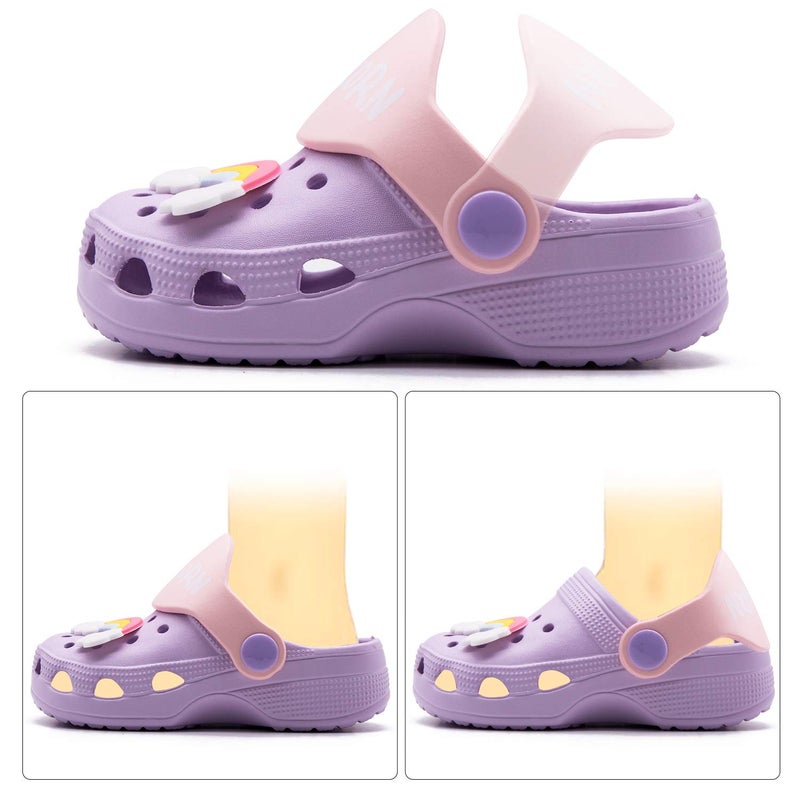 Namektch Toddler Little Kids Clogs Slippers Sandals, Non-Slip Girls Boys Clogs Slide Lightweight Garden Shoes Slip-on Beach Pool Shower Slippers - Image 2